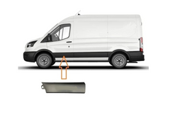 FORD TRANSIT MK8 2014 onwards FRONT DOOR MOULDING TRIM PANEL PASSENGER SIDE LH