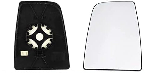 For Ford Transit Mk8 2014 ONWARDS Left Side Wing Mirror Glass none Heated Upper With Plate