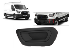 Left  Fog Light Cover Bezel Black Plastic For Ford Transit 2019 onwards