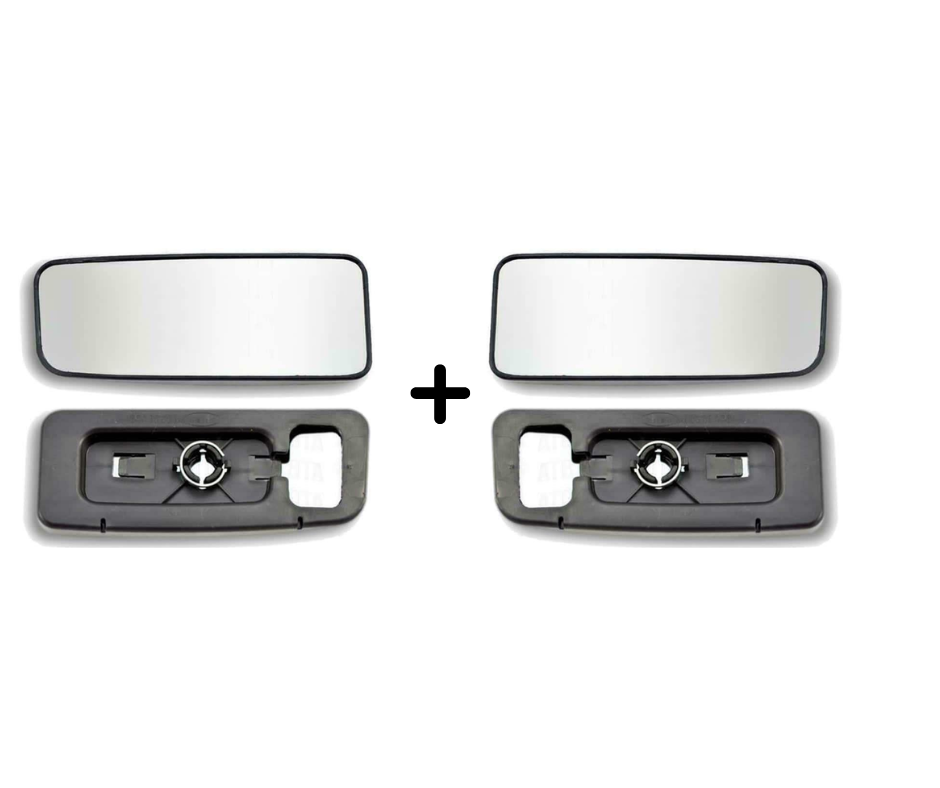 Pair Lower Wing Mirror Glass Blind Spot Left & Right for Mercedes Sprinter 2006–2019