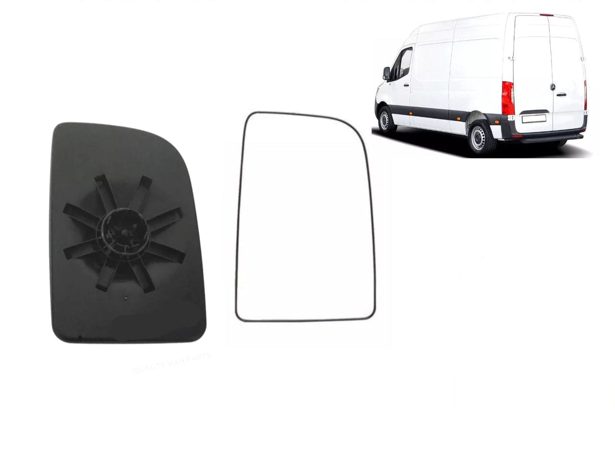 9108112800 RH  DOOR MIRROR GLASS O/S FOR MERCEDES SPRINTER 2018 ONWARDS W907 W910 RIGHT