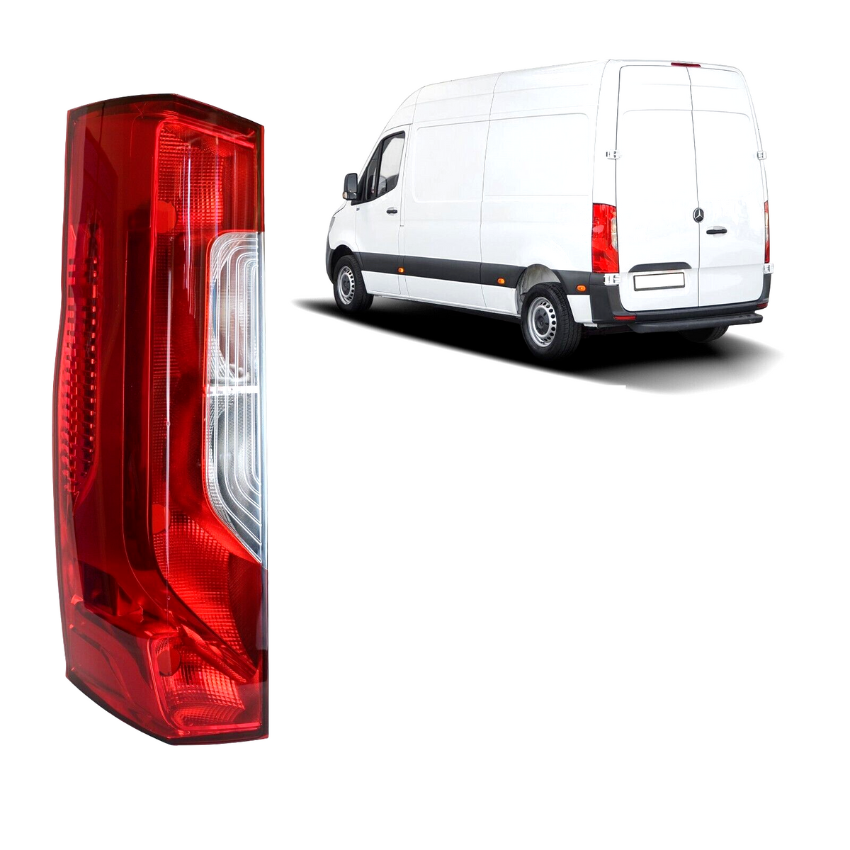 Rear Tail Light Lamp For Mercedes Sprinter W907 Left Passenger Side 2018 Onwards